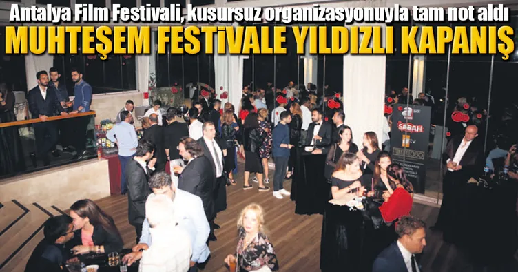 Muhteşem festivale yıldızlı kapanış