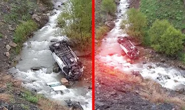 Hakkari'de feci kaza! Minibüs şarampole uçtu: 2 ölü 3 yaralı #hakkari
