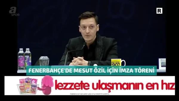 Fenerbahçe yeni transferi Mesut Özil: Fenerbahçe için bir rüyaydı benim için bir hayaldi!