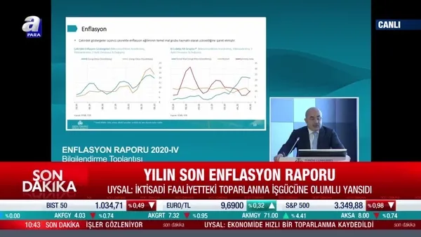 4. enflasyon raporu sunumu gerçekleşti! TCMB Uysal: Para politikasında sıkı duruş sürecek