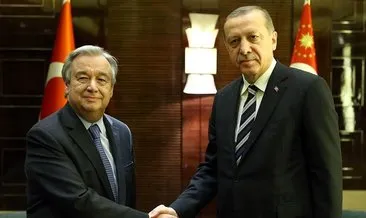 SON DAKİKA | Başkan Erdoğan, Antonio Guterres ile görüştü: İsrail uluslararası hukuk önünde hesap vermeli