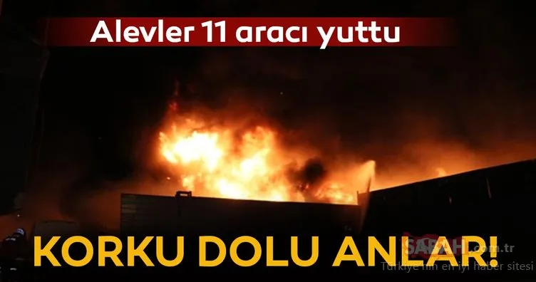 Son dakika haberi: Adana'da korkutan yangın! Geri dönüşüm fabrikasında çıkan yangın 11 aracı yuttu