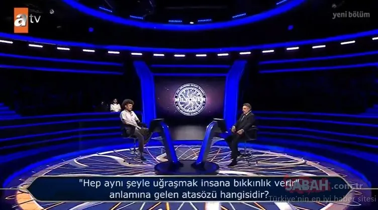 Kim Milyoner Olmak İster’e katılan paralimpik sporcu 500 bin TL’lik soruyu açtırdı! İşte o soru!