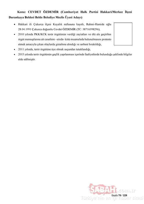 İşte CHP, Saadet Partisi ve İYİ Parti'nin PKK ile bağlantılı adayları!