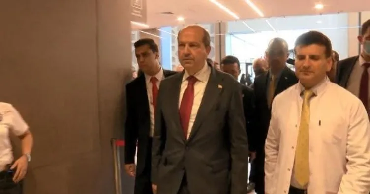 KKTC Cumhurbaşkanı Ersin Tatar, Binali Yıldırım ve yaralı madencileri ziyaret etti