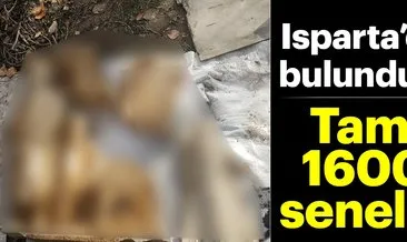 Isparta’da 1600 yıllık lahit parçası ele geçirildi