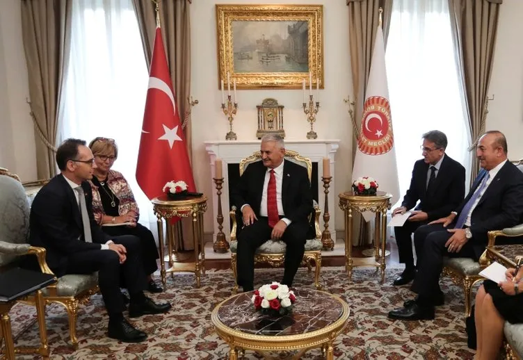 Başkanı Erdoğan, Almanya Dışişleri Bakanı Heiko Maas'ı kabul etti
