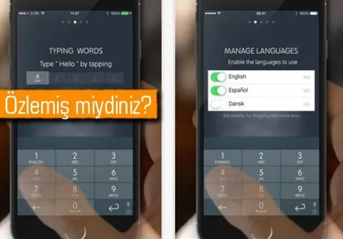 iPhone’da T9 klavye kullanmak isteyen?
