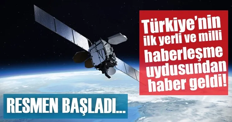 Türkiye’nin ilk yerli ve milli haberleşme uydusu Türksat 6A’nın yapımına başlandı