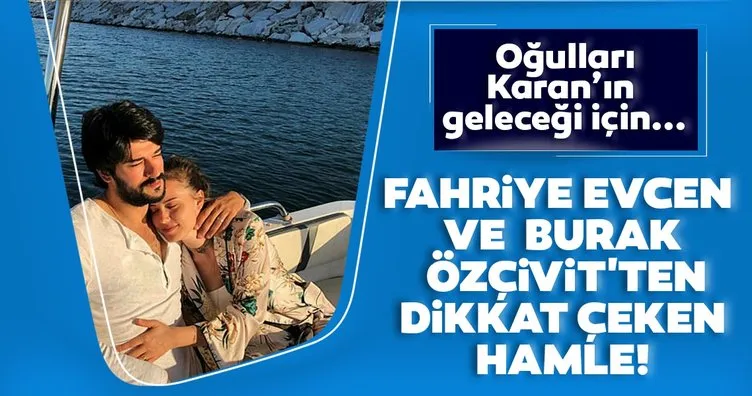 Fahriye Evcen ve Burak Özçivit, Karan’a her ay beşibiryerde alıyor