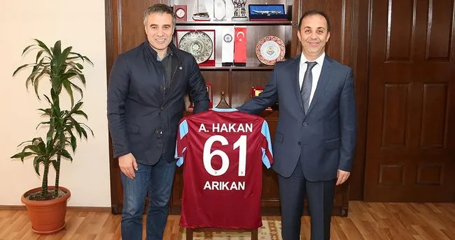 Teknik Direktör Yanal, Trabzon Emniyet Müdürü Arıkan’ı ziyaret etti