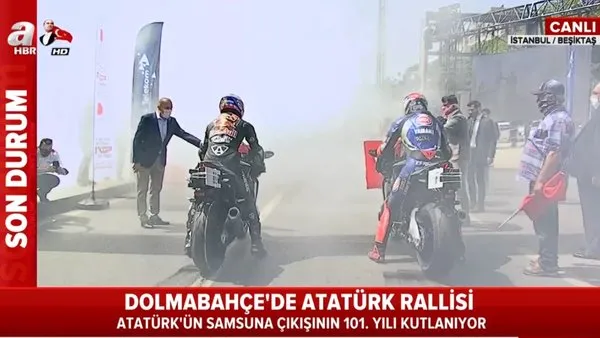Dünya Şampiyonu Kenan Sofuoğu'dan İstanbul'da Atatürk Rallisi (19 Mayıs 2020 Salı) | Video