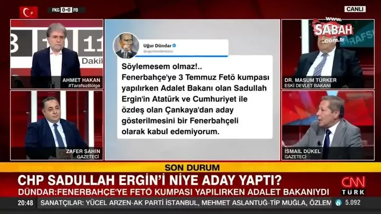 CHP'de Sadullah Ergin krizi katlanarak büyüyor! Eski Bakan Türker canlı yayında duyurdu: Oy vermeyeceklerini açıklayacaklar | Video