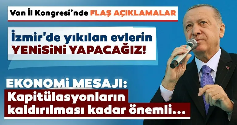 SON DAKİKA: Başkan Erdoğan'dan İzmir'deki deprem ile ilgili çok önemli açıklama: Evlerin yenisini vereceğiz...