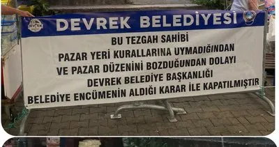 Devrek’te kurallara uymayan pazarcı esnaf 1 hafta süreye geçici olarak kapatıldı #zonguldak