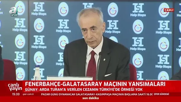 Galatasaray Başkanı Mustafa Cengiz'den Fenerbahçe'ye: O bildiriyi sen yazdırdın