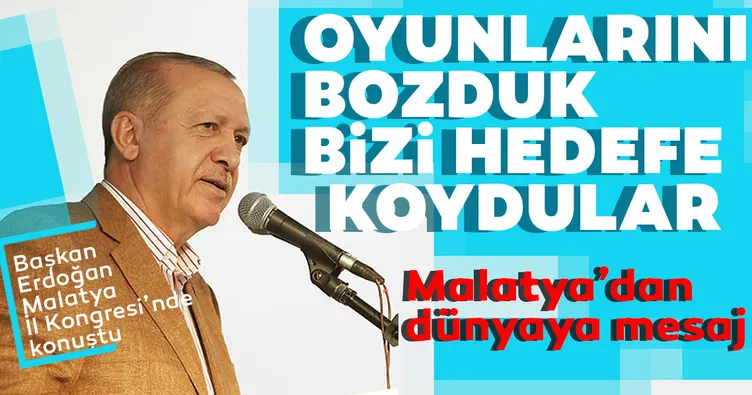 Oyunlarını bozduk bizi hedefe koydular