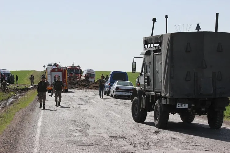 Diyarbakır’da askeri aracın geçişi sırasında patlama!