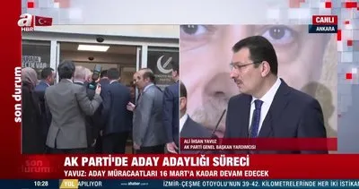 AK Parti’de aday adaylığı süreci nasıl olacak? AK Parti Genel Başkan Yardımcısı Ali İhsan Yavuz’dan önemli açıklamalar | Video