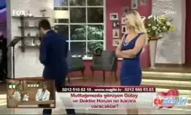 Songül Karlı canlı yayında pot kırdı