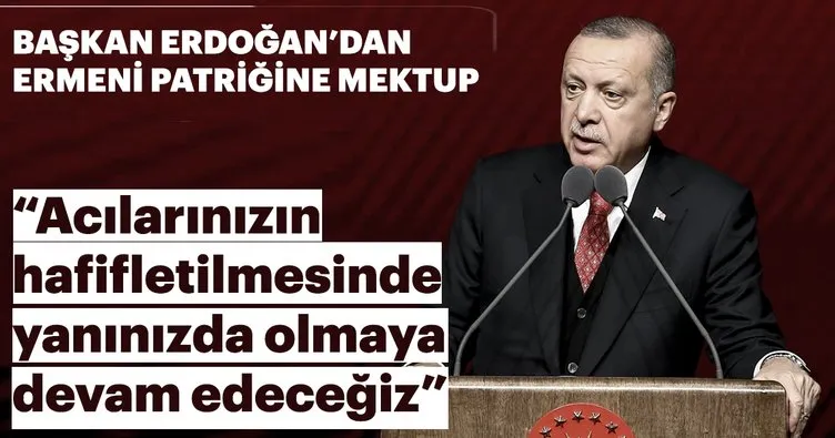 Erdoğan, Türkiye Ermenileri Patrik Genel Vekili Aram Ateşyan’a mektup gönderdi