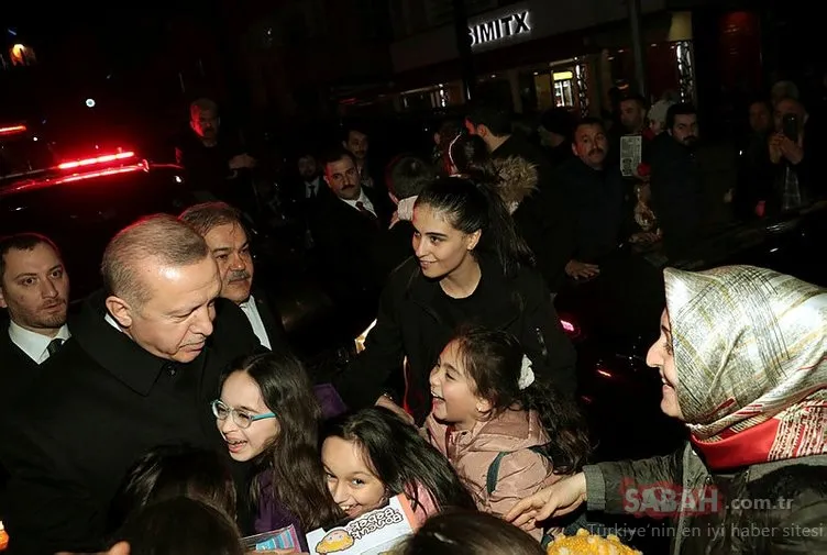 Başkan Erdoğan hemen konvoyu durdurdu ve...