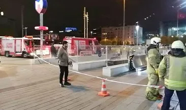 Taksim metro istasyonu intihar girişim nedeniyle kapatıldı