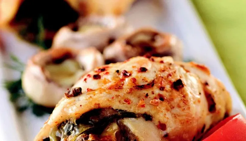 Ispanaklı Tavuk Sarma