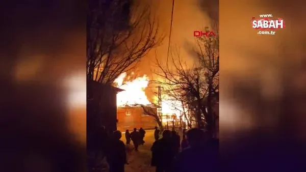 SON DAKİKA: Kastamonu'daki yangın dehşetin görüntüleri ortaya çıktı! 2 ölü, 1 yaralı