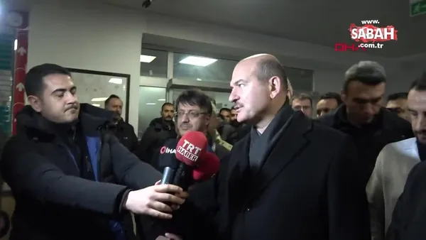 icisleri bakani soylu van da 5 9 luk depremde yaralananlari hastanede ziyaret etti video