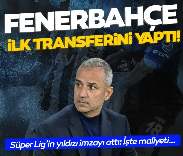 Son dakika Fenerbahçe haberleri: Fenerbahçe ilk transferini yaptı! Süper Lig’in yıldızını aldı...
