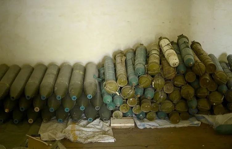 Afrin'den son dakika haberi: ÖSO PKK/YPG'nin cephaneliğini buldu