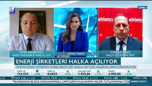 Erbaş: Enerji şirketleri borsadan iyi performans gösterdi