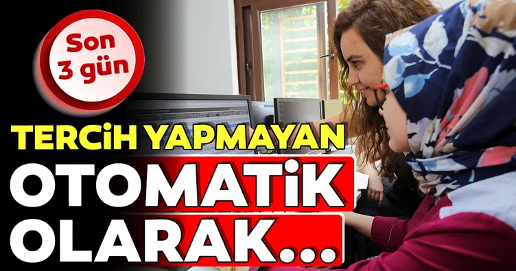 Tercih yapmayan açık liseye girecek