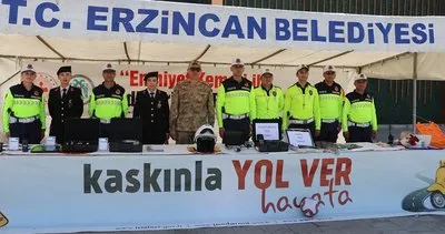 Erzincan’da İl Jandarma ve İl Emniyet Müdürlüğü trafik haftasında ortak etkinlik düzenledi #erzincan