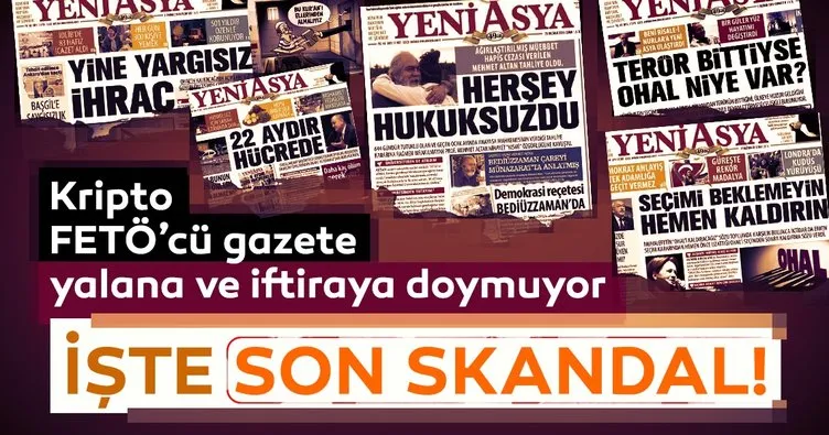 Kripto FETÖ’cü gazete yalana ve iftiraya doymuyor!