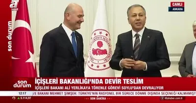 Yeni İçişleri Bakanı Ali Yerlikaya, görevi Süleyman Soylu’dan devraldı | Video