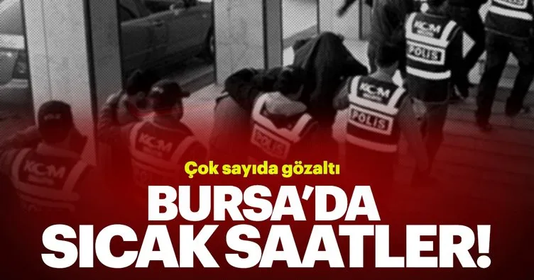 Bursa’da FETÖ/PDY operasyonunda 27 gözaltı