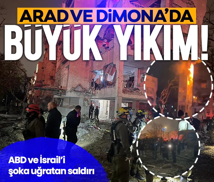 İran’dan İsrail’e misilleme saldırısı! Arad ve Dimona’da büyük yıkım var