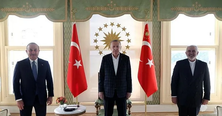 Başkan Erdoğan, İran Dışişleri Bakanı Zarif’i kabul etti