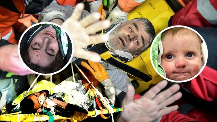 SON DAKİKA: Deprem bölgelerinde mucize hikayeler: Bu görüntüler 85 milyonu ağlattı!