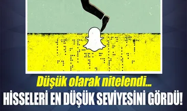 Snapchat hisseleri keskin düşüş