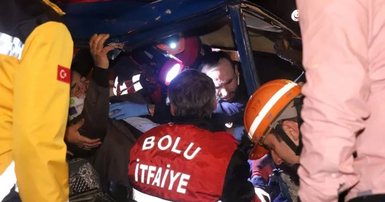 Bolu’da feci kaza: 9 yaralı