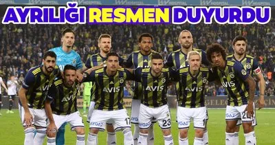 Fenerbahçe’deki ayrılığı resmen duyurdu!