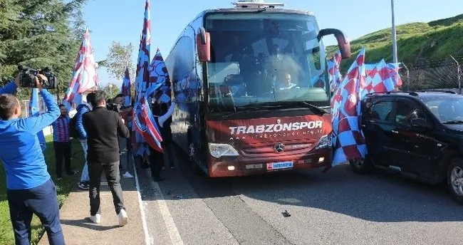Trabzonspor’a coşkulu uğurlama
