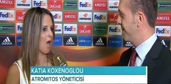 Atromitos’un sportif direktörü Katia Koxenoglou Twitter’ı salladı