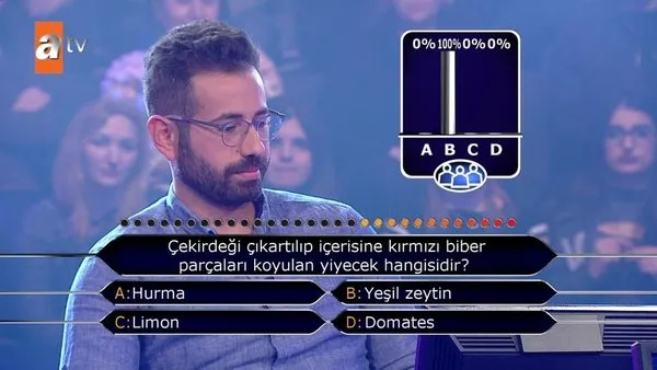 Kim Milyoner Olmak İster? 651. bölüm soruları ve cevapları