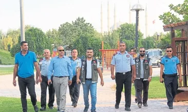 Park polisi devriyede