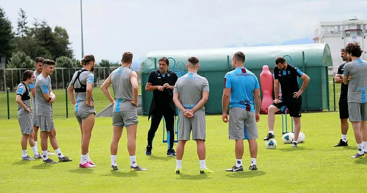 Trabzonspor’da 7 oyuncu özel çalıştı