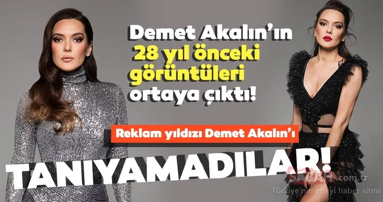 20 yaşındaki reklam yıldızı Demet Akalın’ı tanıyamadılar...Şarkıcı Demet Akalın’ın 28 yıl önceki görüntüleri ağızları açık bıraktı!